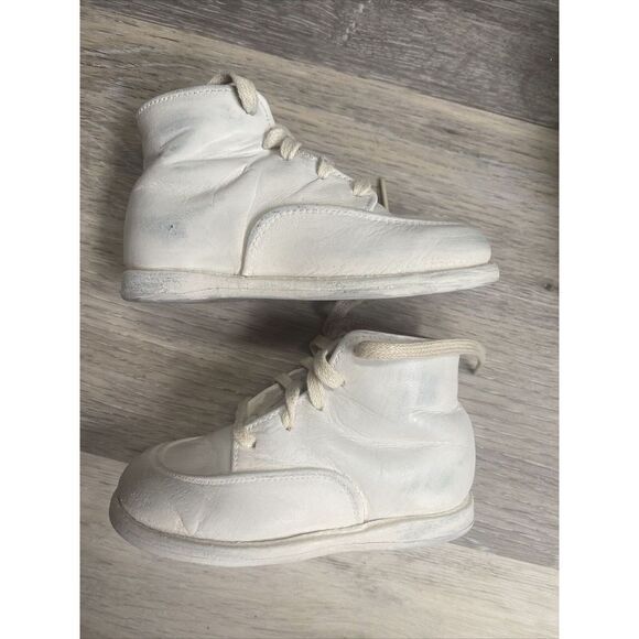 VINTAGE Nuron BABY SHOES JC PENNEYS SIZE 3 1/2 D ORIGINAL BOX Hard Soles - Picture 8 of 9